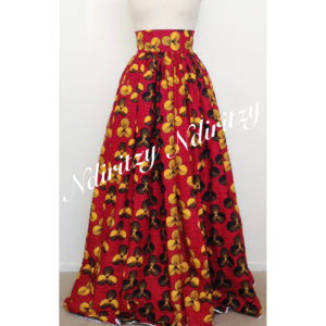 African prints skirt