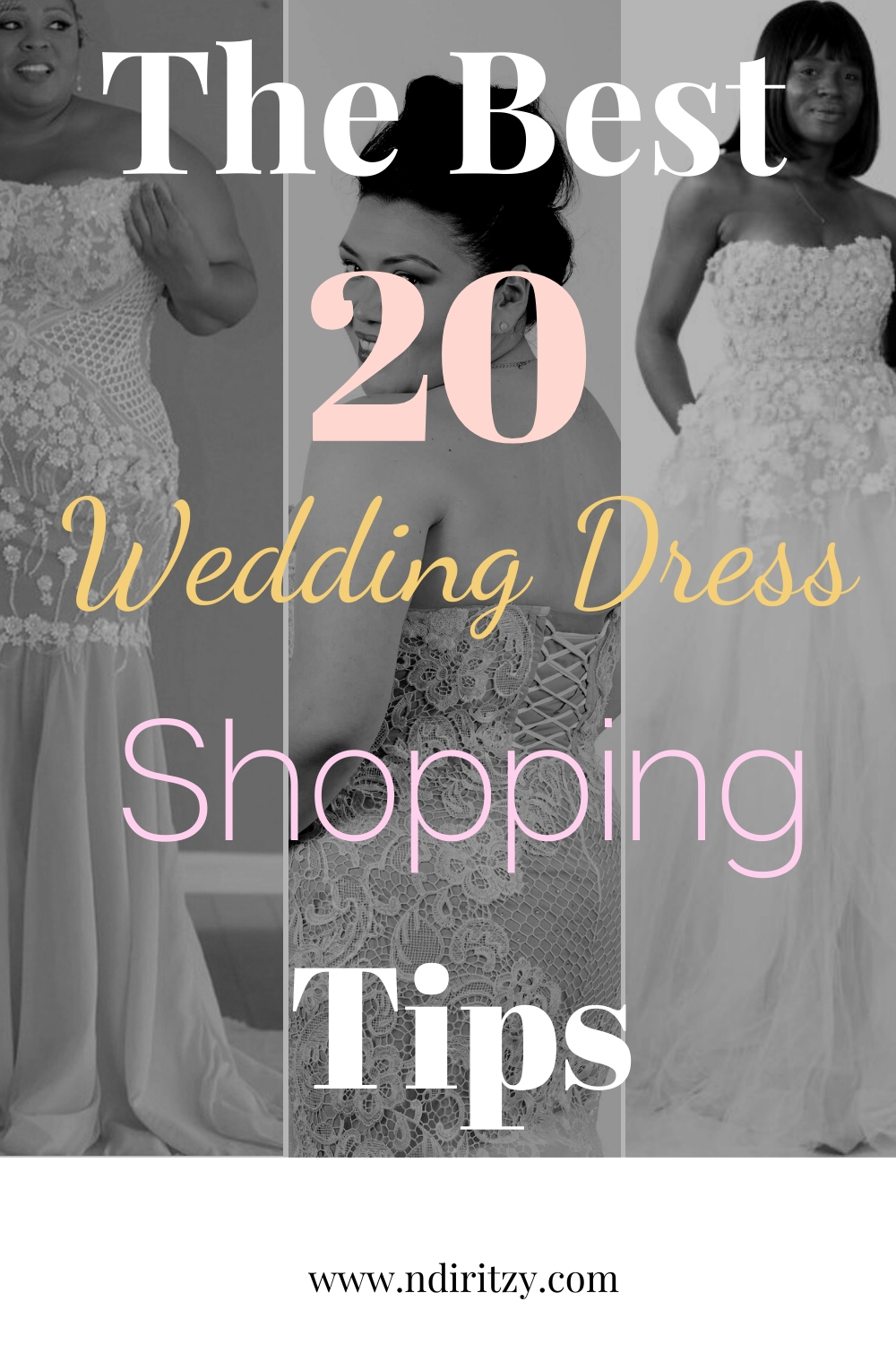 20 Tips for Wedding Dress Shopping- Ndiritzy BridalFrom setting your budget to picking your silhouette, these 20 wedding dress shopping tips will help you choose the perfect wedding dress for your body shape.