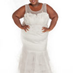 Full figured bridal gown