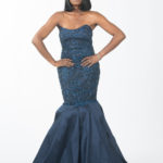 Ndiritzy blue Couture Wedding Dress