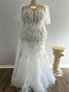 Plus size wedding dress by Ndiritzy