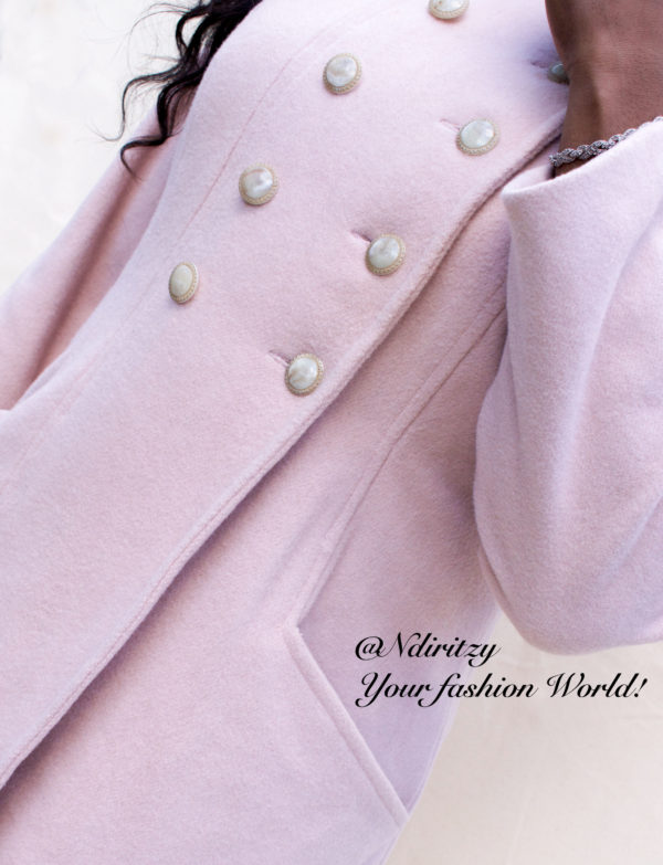Dusted pink coat